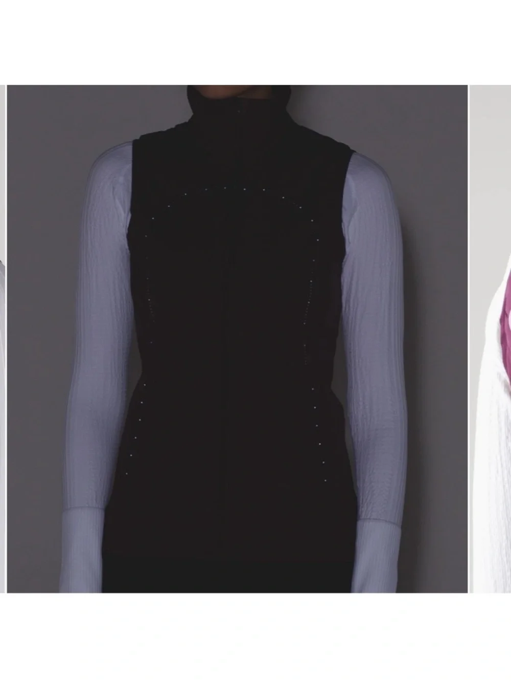 lululemon athletica run for the cold vest - SZ 4 in Plum
